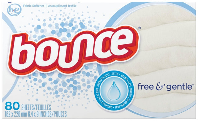 Bounce 82366 Fabric Softener Dryer Sheet, Pack of 9