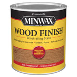 Minwax Wood Finish Semi-Transparent Red Chestnut Oil-Based Penetrating Wood Stain 1 qt, Pack of 4