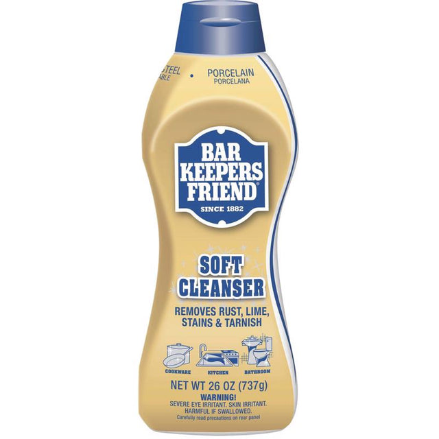 Bar Keepers Friend No Scent Hard Surface Cleaner 26 oz Gel, Pack of 6