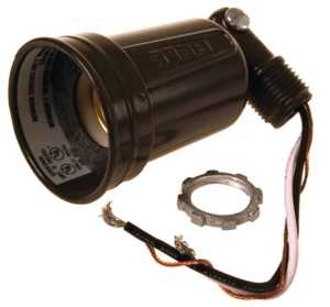 Hubbell 5606-2 Lamp Holder, Weatherproof, 5 in L x 2.094 in W x 2.094 in H Dimensions, 120 V, 75 to 150 W, Bronze