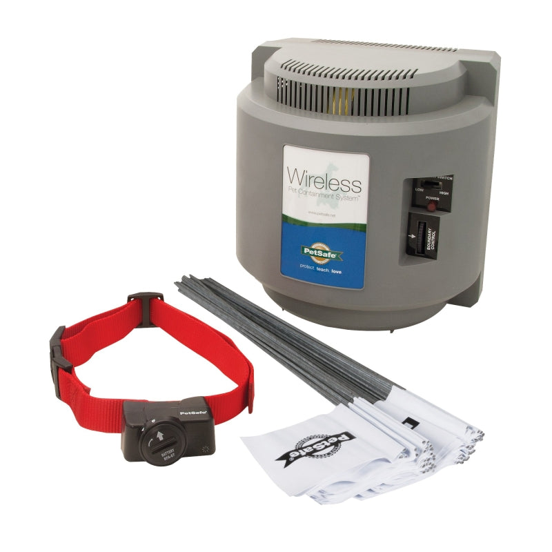 PetSafe Stay & Play PIF00-15001 Wireless Fence, Battery, 5 to 105 ft Control