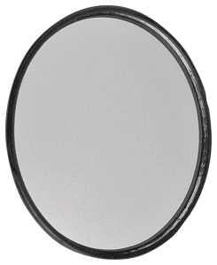 PM V603 Blind Spot Mirror, 3 in Dia, Round, Aluminum Frame