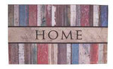 Simple Spaces T1995 Door Mat, 30 in L, 18 in W, Flocking Pattern, Polyester Surface