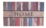 Simple Spaces T1995 Door Mat, 30 in L, 18 in W, Flocking Pattern, Polyester Surface