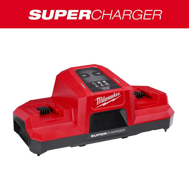 Milwaukee M18 48-59-1815 Dual Bay Simultaneous Super Charger, Battery Included: No