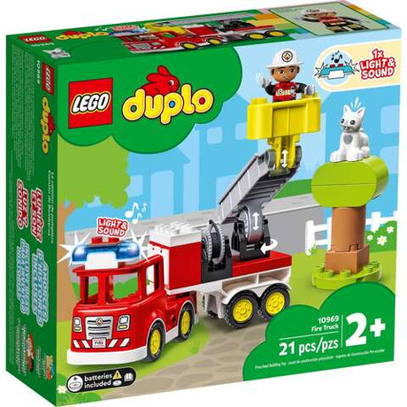 LEGO DUPLO 10969 DUPLO Fire Truck ABS Plastic Multicolored 21 pc