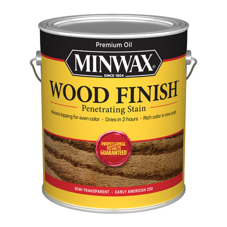 Minwax Wood Finish Semi-Transparent Early American Oil-Based Penetrating Wood Stain 1 gal, Pack of 2
