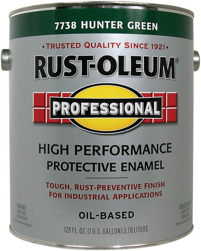 Rust-Oleum Professional Indoor and Outdoor Gloss Hunter Green Protective Paint 1 gal, Pack of 2