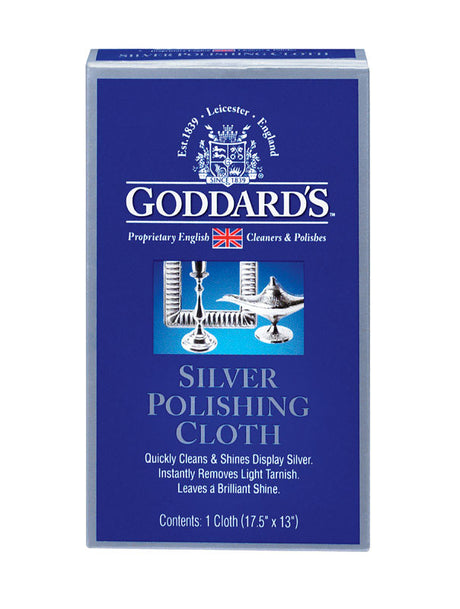 Goddard's Mild Scent Silver Polish 1 wipes Cloth, Pack of 6