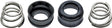 Danco DL-9 Series 80684 Seat and Spring Kit, Cartridge, Rubber/Stainless Steel, Black, Brass