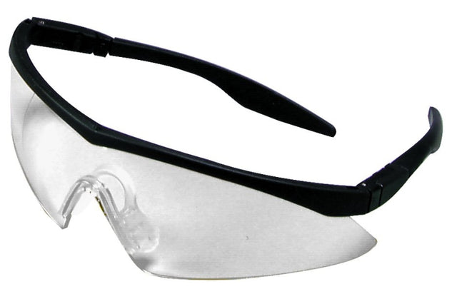MSA 10049188 Safety Glasses, Clear Lens, Black Frame, Anti-Fog Lens