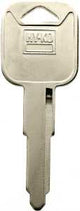 Hy-Ko 11010B58 Key Blank, Brass, Nickel, B58 Key Number, Pack of 10