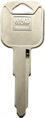 Hy-Ko 11010B58 Key Blank, Brass, Nickel, B58 Key Number, Pack of 10