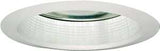 Halo 30WAT Baffle Trim, 6 in Dia, 5 in OAH, Metal Body, White, For: H7ICT, H7ICAT, H7RICT and H7ICATNB Series Housing