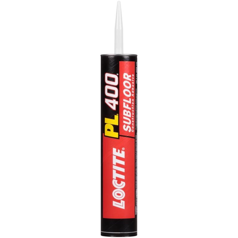 Loctite PL 400 Subfloor Adhesive Synthetic Rubber Subfloor Construction Adhesive 28 oz, Pack of 12