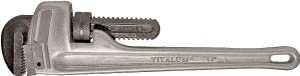 Superior Tool 04814 Pipe Wrench, 2 in Jaw, 14 in L, Straight Jaw, Aluminum, Epoxy-Coated