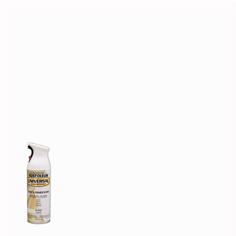 Rust-Oleum Universal Gloss White Spray Paint 12 oz, Pack of 6