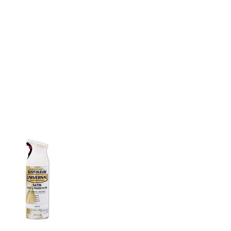 Rust-Oleum Universal Satin White Spray Paint 12 oz, Pack of 6