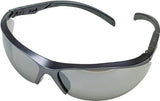 MSA 10083083 Safety Glasses, Anti-Fog Lens, Metal Blue/Gray Frame