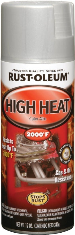 Rust-Oleum Automotive 248904 Engine Spray Paint, Flat, Flat Aluminum, 12 oz Can
