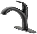 Boston Harbor TOBI21040011BL Pull Out Kitchen Faucet, 1.8 gpm, 1-Handle, 1, 3-Faucet Hole, Metal/Plastic, Deck