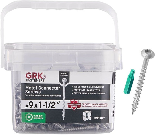 GRK FASTENERS METAL CONNECTOR