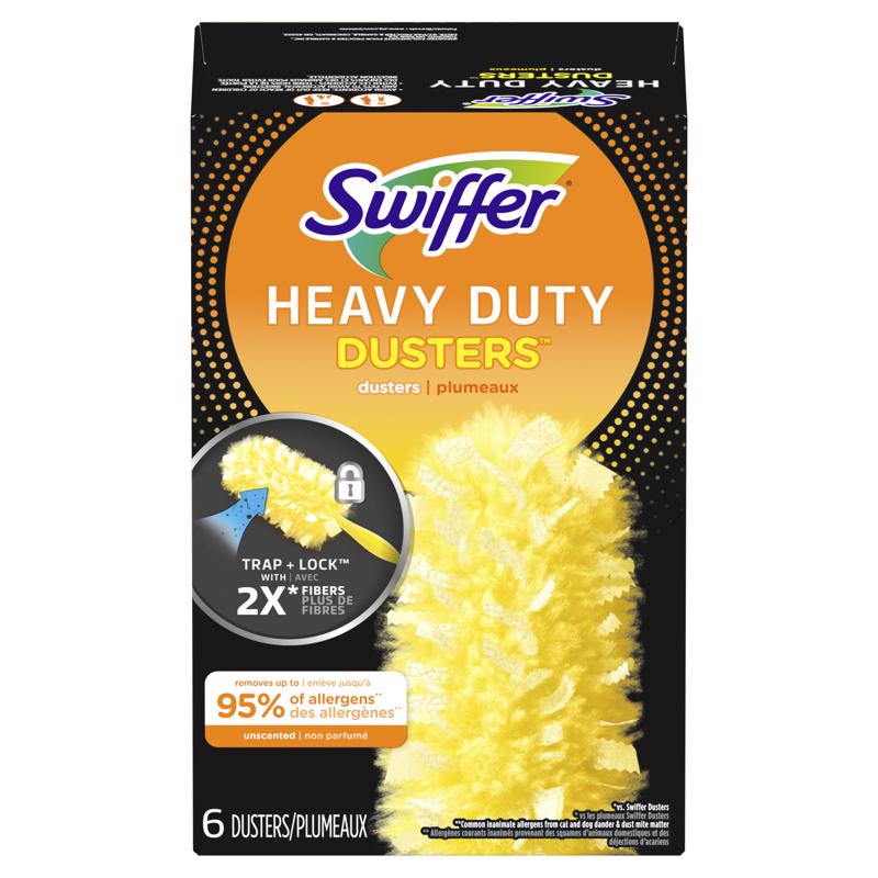 Swiffer 360 Heavy Duty Dusters Microfiber Heavy Duty Duster Refill 6 pk, Pack of 4