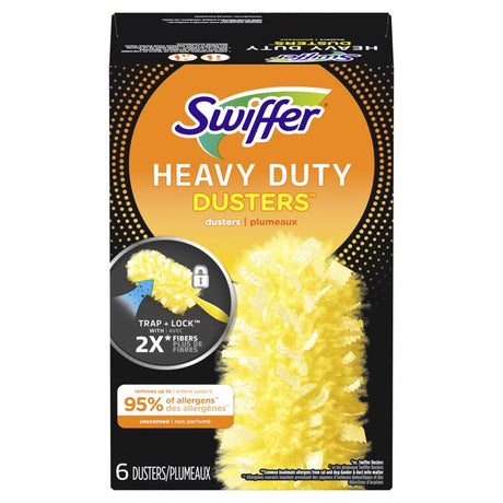 Swiffer 360 Heavy Duty Dusters Microfiber Heavy Duty Duster Refill 6 pk, Pack of 4
