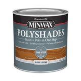 Minwax PolyShades Semi-Transparent Gloss Pecan Oil-Based Stain/Polyurethane Finish 1/2 pt, Pack of 4