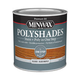Minwax PolyShades Semi-Transparent Gloss Olde Maple Oil-Based Stain/Polyurethane Finish 1/2 pt, Pack of 4