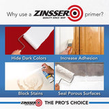 Zinsser Bulls Eye 123 Bright White Smooth Oil-Based Alkyd Resin Spray Primer and Sealer 13 oz, Pack of 6