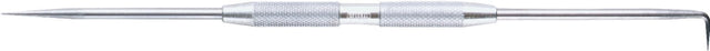 General 80C Fixed Scriber, Bent/Straight Tip, Steel Tip, 8-1/2 in OAL, Knurled Handle