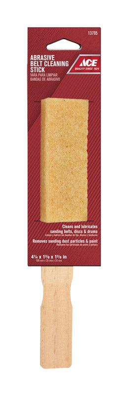 Ace 4 in. L X 1.5 in. W Natural Rubber Sanding Belt Cleaning Stick 1 pc