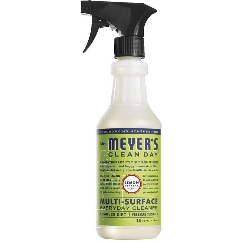 Mrs. Meyer's Clean Day Lemon Verbena Scent Multi-Surface Cleaner Liquid 16 oz, Pack of 6