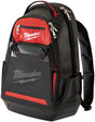 Milwaukee 48-22-8200 Jobsite Backpack, 9 in W, 24.4 in D, 15.4 in H, 35-Pocket, Nylon, Black/Red