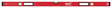 Milwaukee REDSTICK Series MLBX59 Beam Box Level, 59 in L, 3-Vial, Aluminum, Red