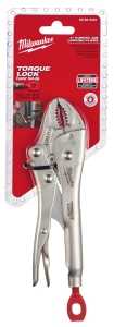 Milwaukee Torque Lock 48-22-3421 Locking Plier, 7 in OAL, 1-1/2 in Jaw Opening, Ergonomic Handle, 29/64 in W Jaw