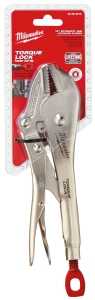 Milwaukee Torque Lock 48-22-3510 Locking Plier, 10 in OAL, 1-3/4 in Jaw Opening, 5/8 in W Jaw, 5/8 in L Jaw