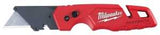 Milwaukee FASTBACK Series 48-22-1502 Utility Knife with Blade Storage, 1.27 in L Blade, 0.02 in W Blade, 5-Blade