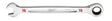 Milwaukee 45-96-9216 Ratcheting Combination Wrench, SAE, 1/2 in Head, 7.34 in L, 12-Point, Steel, Chrome