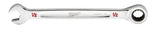 Milwaukee 45-96-9216 Ratcheting Combination Wrench, SAE, 1/2 in Head, 7.34 in L, 12-Point, Steel, Chrome