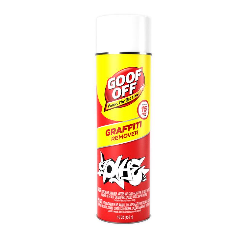 Goof Off Pro Strength Graffiti All Purpose Remover 16 oz, Pack of 6