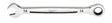 Milwaukee 45-96-9314 Ratcheting Combination Wrench, Metric, 14 mm Head, 7.8 in L, 12-Point, Steel, Chrome