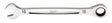 Milwaukee 45-96-9315 Ratcheting Combination Wrench, Metric, 15 mm Head, 8.17 in L, 12-Point, Steel, Chrome