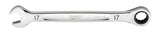 Milwaukee 45-96-9317 Ratcheting Combination Wrench, Metric, 17 mm Head, 9.19 in L, 12-Point, Steel, Chrome