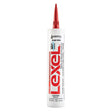 Sashco Lexel White Synthetic Rubber All Purpose Caulk 10.5 oz, Pack of 12