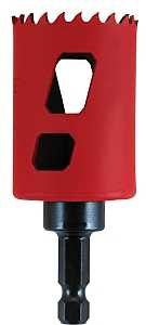 Morse MHSA20C/TAC20 Hole Saw, 1-1/4 in Dia, 1-15/16 in D Cutting, 3/8 in Arbor, 4/6 TPI, HSS Cutting Edge