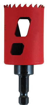 Morse MHSA20C/TAC20 Hole Saw, 1-1/4 in Dia, 1-15/16 in D Cutting, 3/8 in Arbor, 4/6 TPI, HSS Cutting Edge