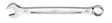 Milwaukee 45-96-9520 Combination Wrench, Metric, 20 mm Head, 10.31 in L, 12-Point, Steel, Chrome