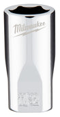 Milwaukee 45-34-9006 Socket, 11/32 in Socket, Standard Socket, 4.921 in OAL, 1/4 in Drive, 6 -Point, Chrome